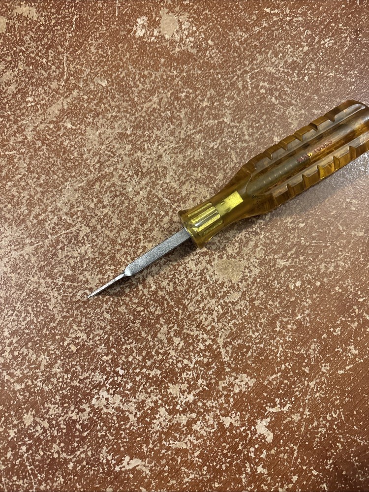Rare Vintage Mac Tools Spring Loaded Specialty Screwdriver