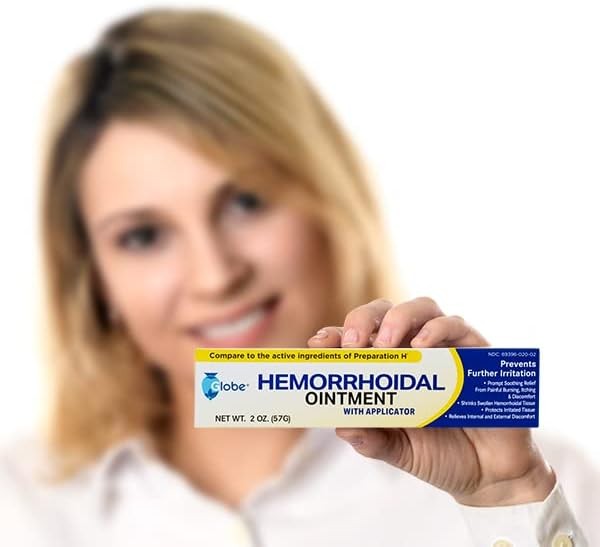 Hemorrhoidal Ointment - Maximum Strength - for Burning Itching Discomfort 2oz