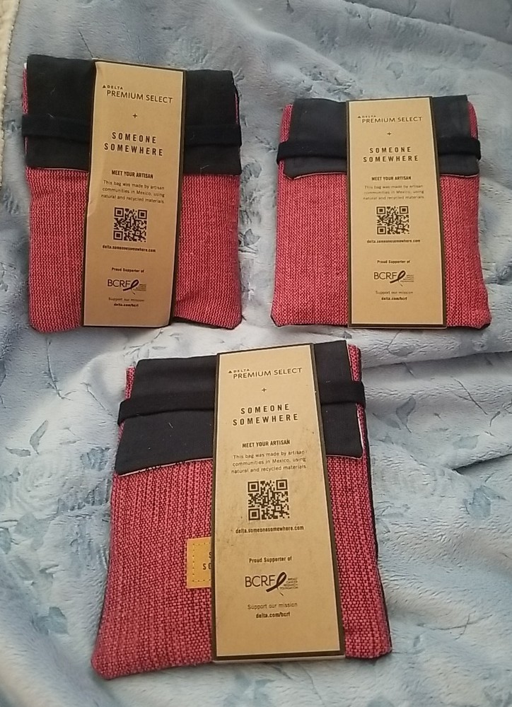3x - DELTA PREMIUM SELECT ARTISAN AMENITY KIT(blue/red)
