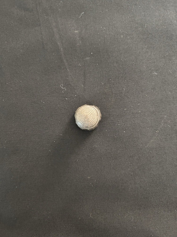 Vintage Sterling Silver Victorian Thimble - Paneled