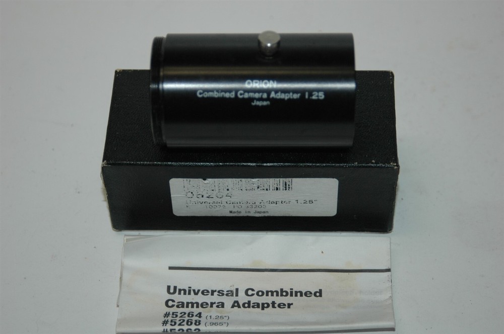 FOR TELESCOPE ORION COMBINED CAMERA ADAPTER 1.25"