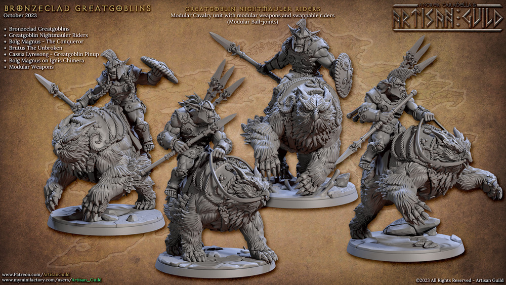 Nightmauler Riders | Artisan Guild Miniatures |