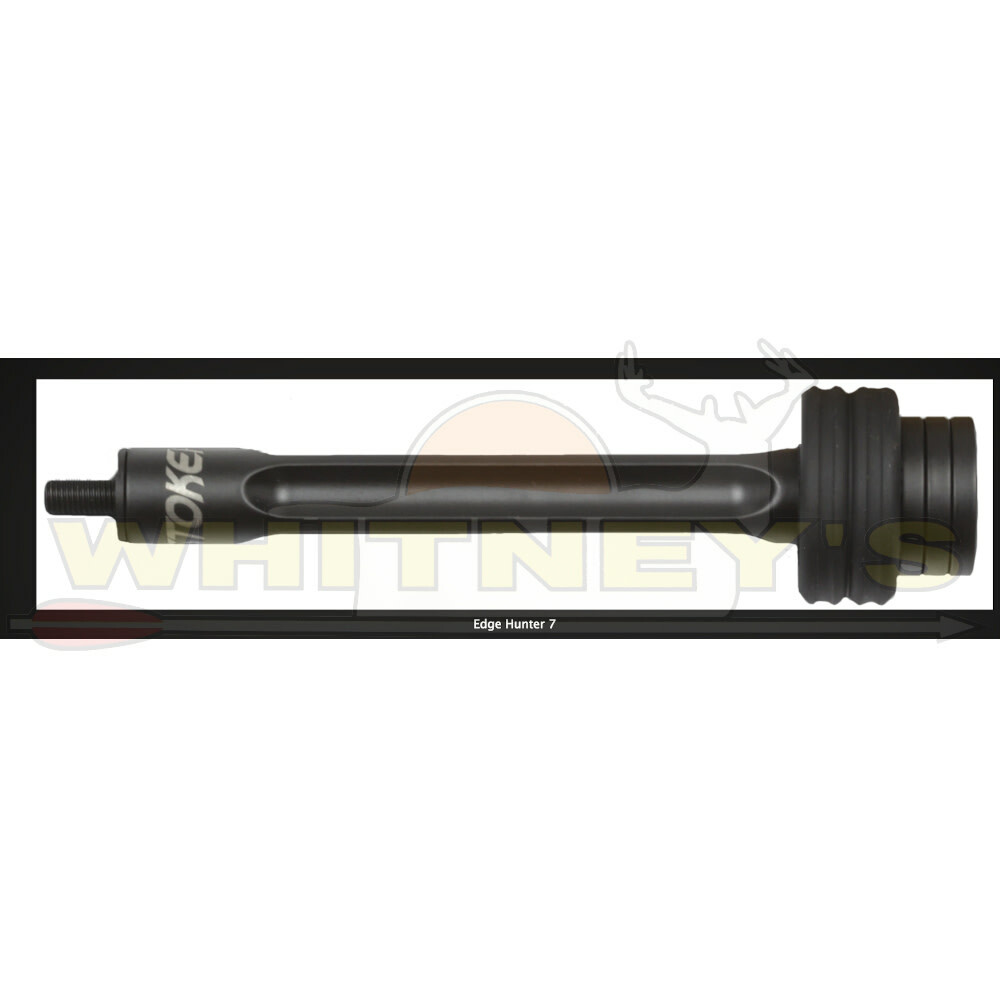 Stokerized Hunter Edge Stabilizer - 7" - Black - SSEDGE-HTR-7-WTSBLK-DSDBLK