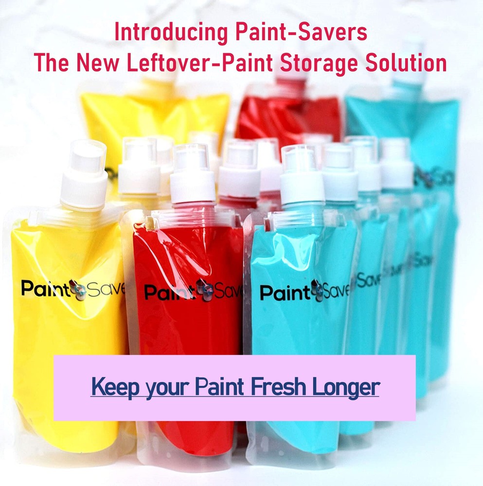 Paint-Savers Keep your Leftover Paint Fresh Longer in Storage - 3-Pack Pint Size