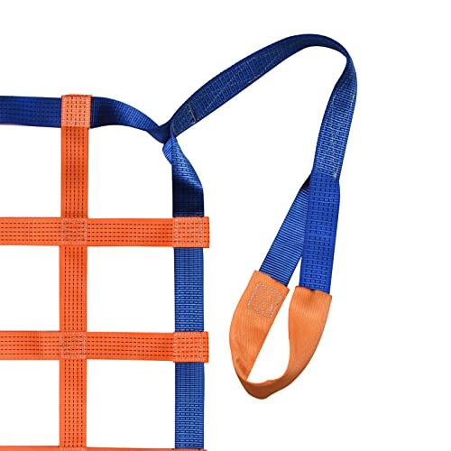 4.92' x 4.92' Cargo Lifting Nets - Flat Polyester Sling Hoisting Net - Max.