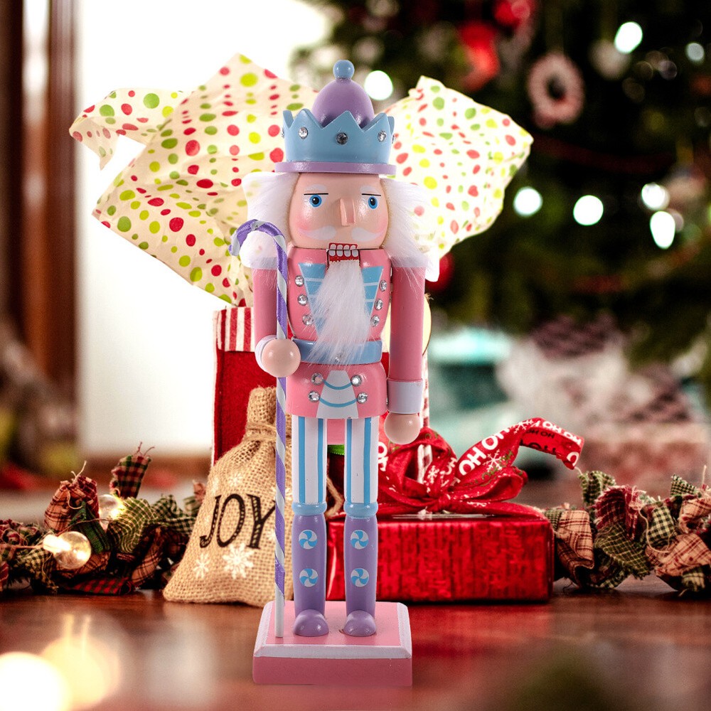 1PC Xmas Nutcrackers Christmas Decor Nutcrackers Ornament Nutcracker Figure