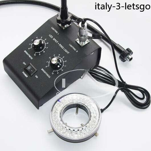 Dual Microscope Light Source Illumination LED Industrial Camera Light Source