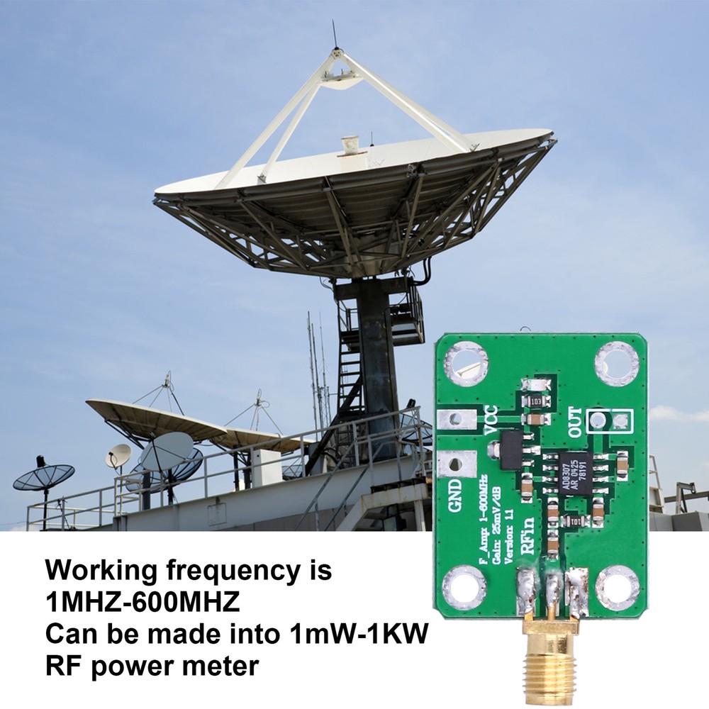 AD8307 Detector Module RF Power Meter Logarithmic Detection Components