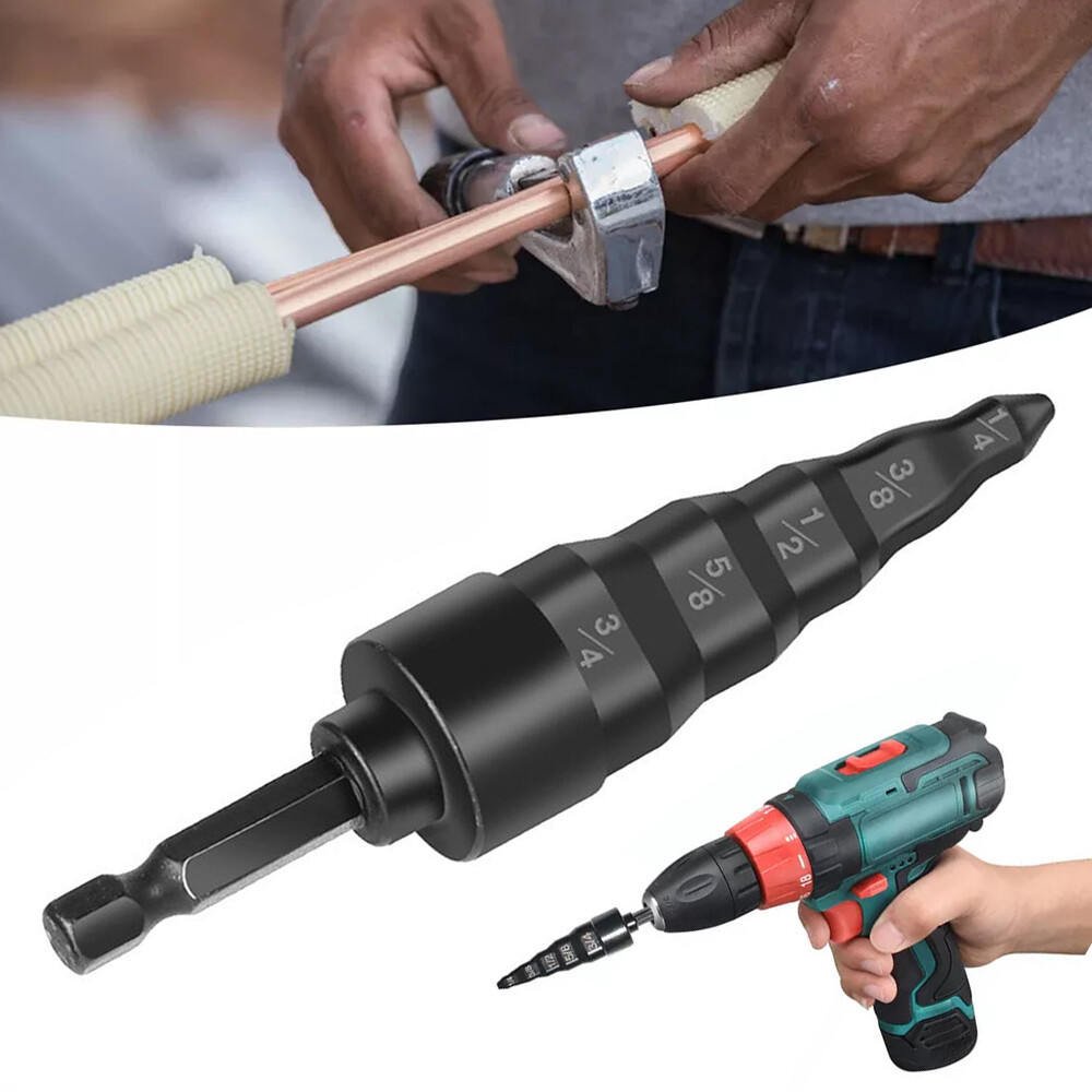 Swaging Tool Kit Copper Pipe Tube Expander Air Conditioner Tools Black Durable ╏