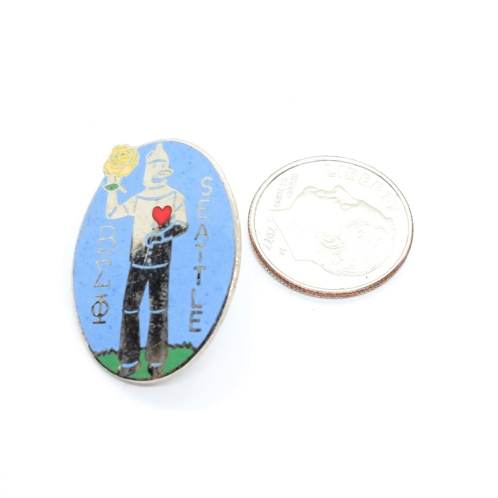 Beta Sigma Phi Seattle Pin Lapel Enamel Collectible