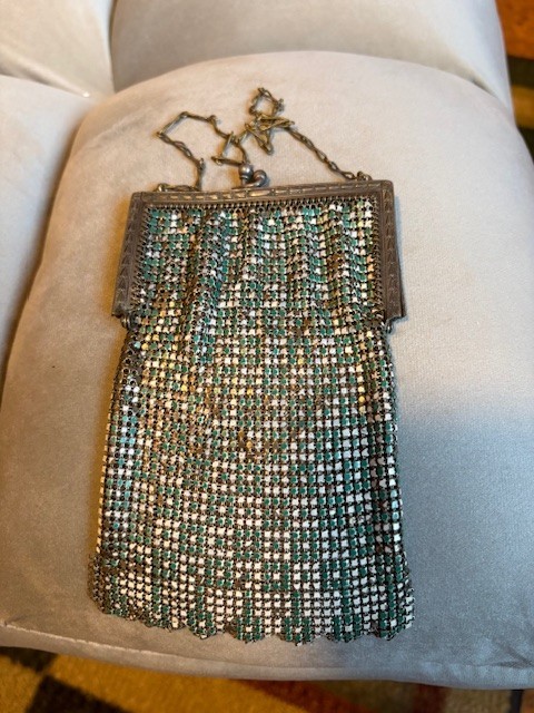 Vintage Mesh Art Deco Flapper Purse