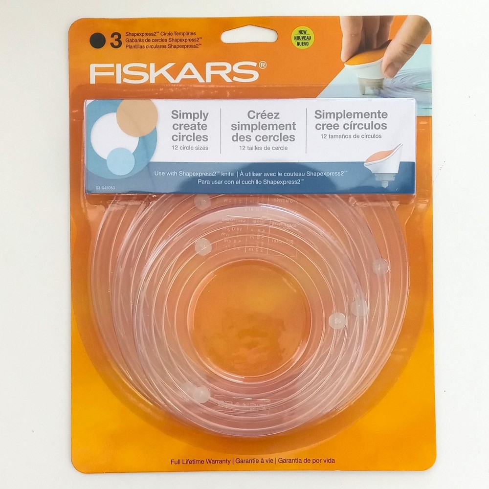 Fiskars Shapexpress2 Template, Circle 158180-1001