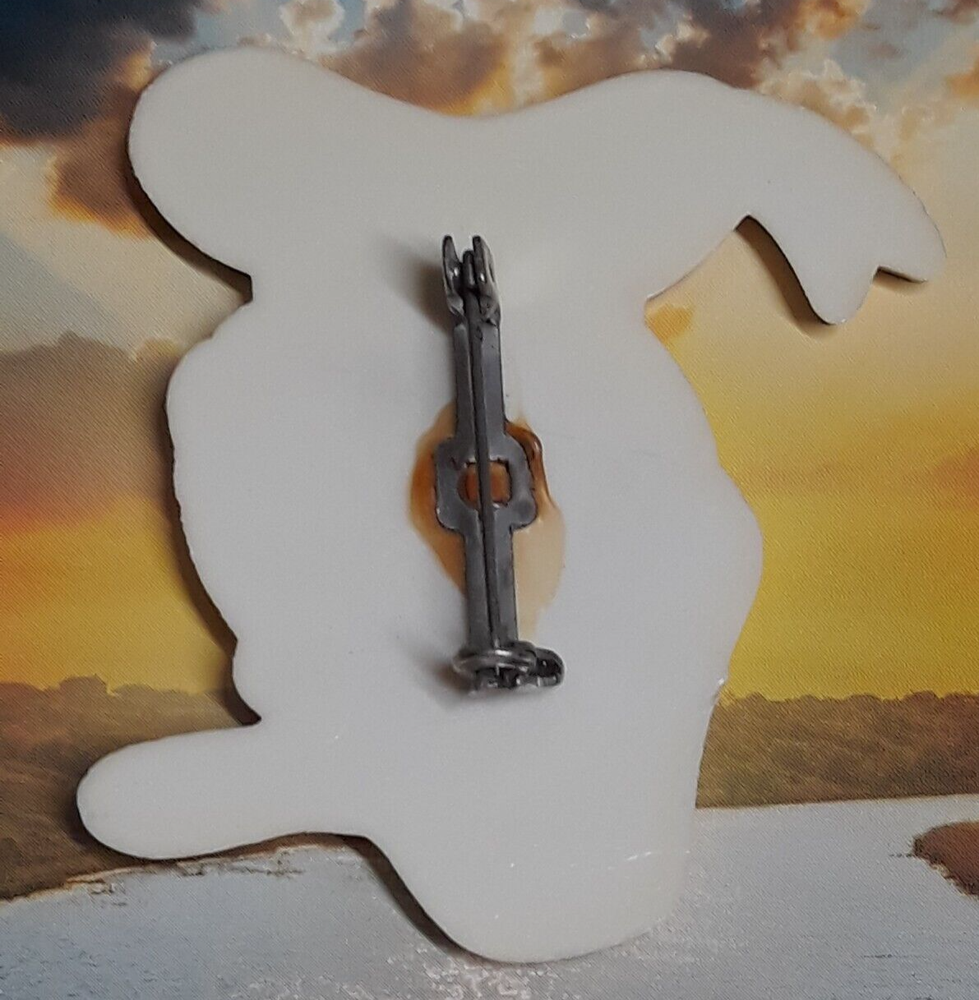 Vintage Disney Donald Duck Head Hard Plastic Pin
