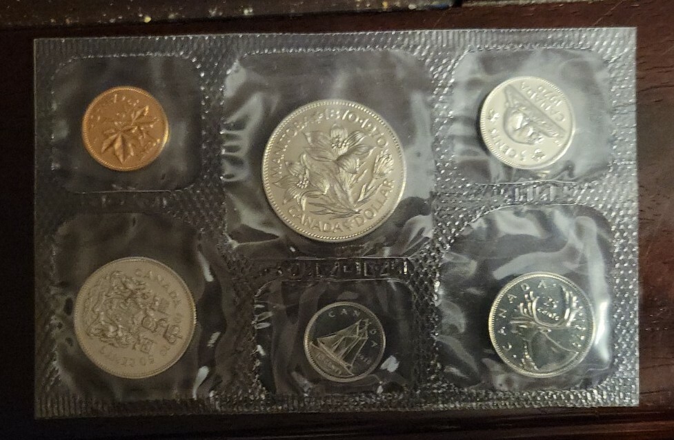 1970 Canadian Prooflike Coin Set