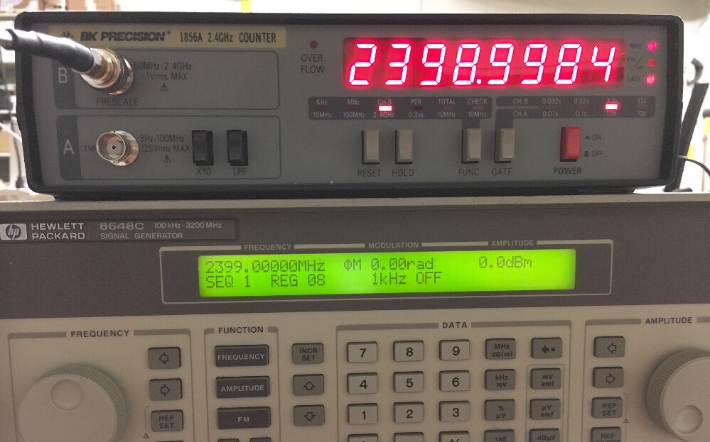 BK Precision 1856A 2.4GHz Counter