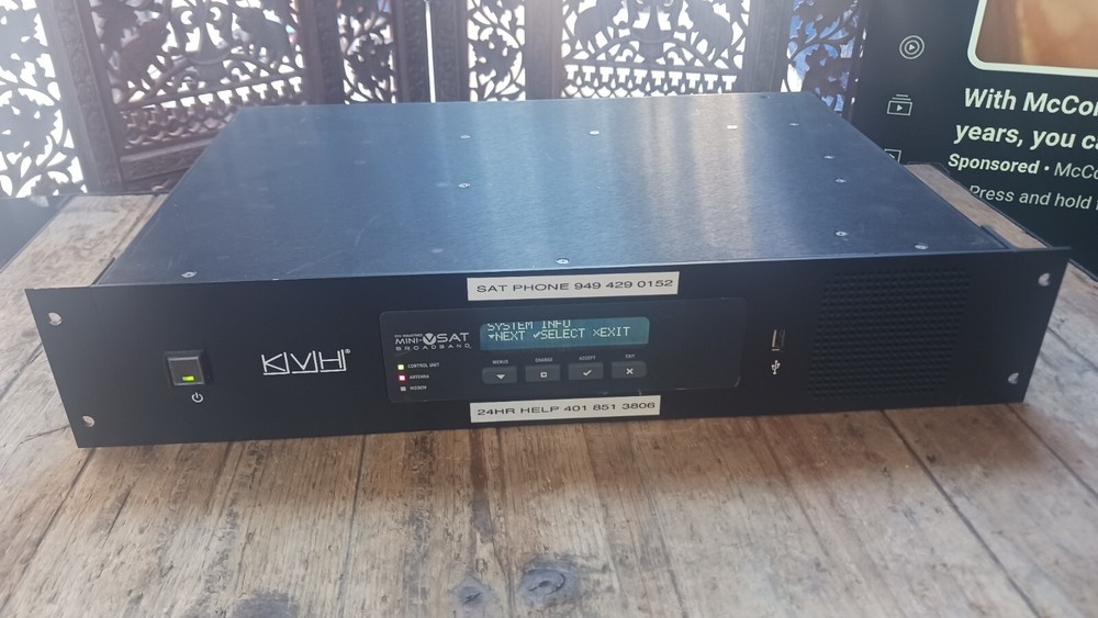 KVH Industries Mini-VSAT Broadband Control Unit & Modem