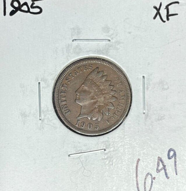 1905 INDIAN HEAD CENT ~  XF ~NICE COIN~