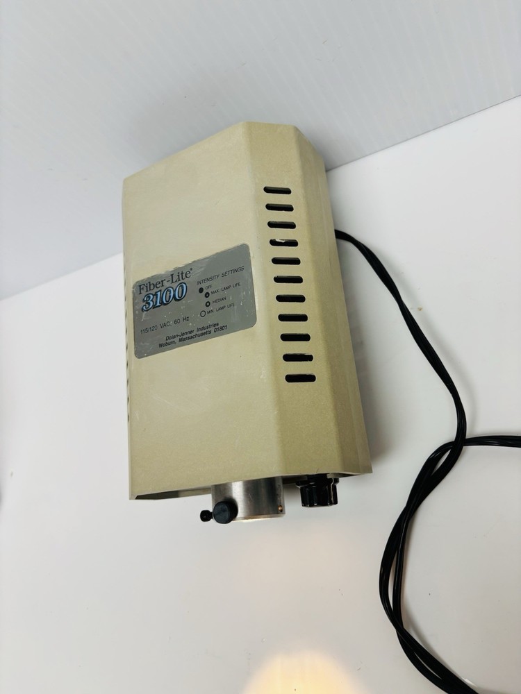Fiber-Lite 3100 Illuminator 30 Watt Halogen Light Source with Power Adapter