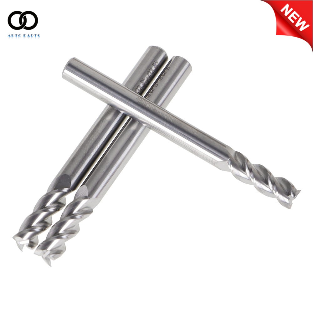 3 × 3/16" 3 Flute 2" Overall Length Regular Carbide End Mill US