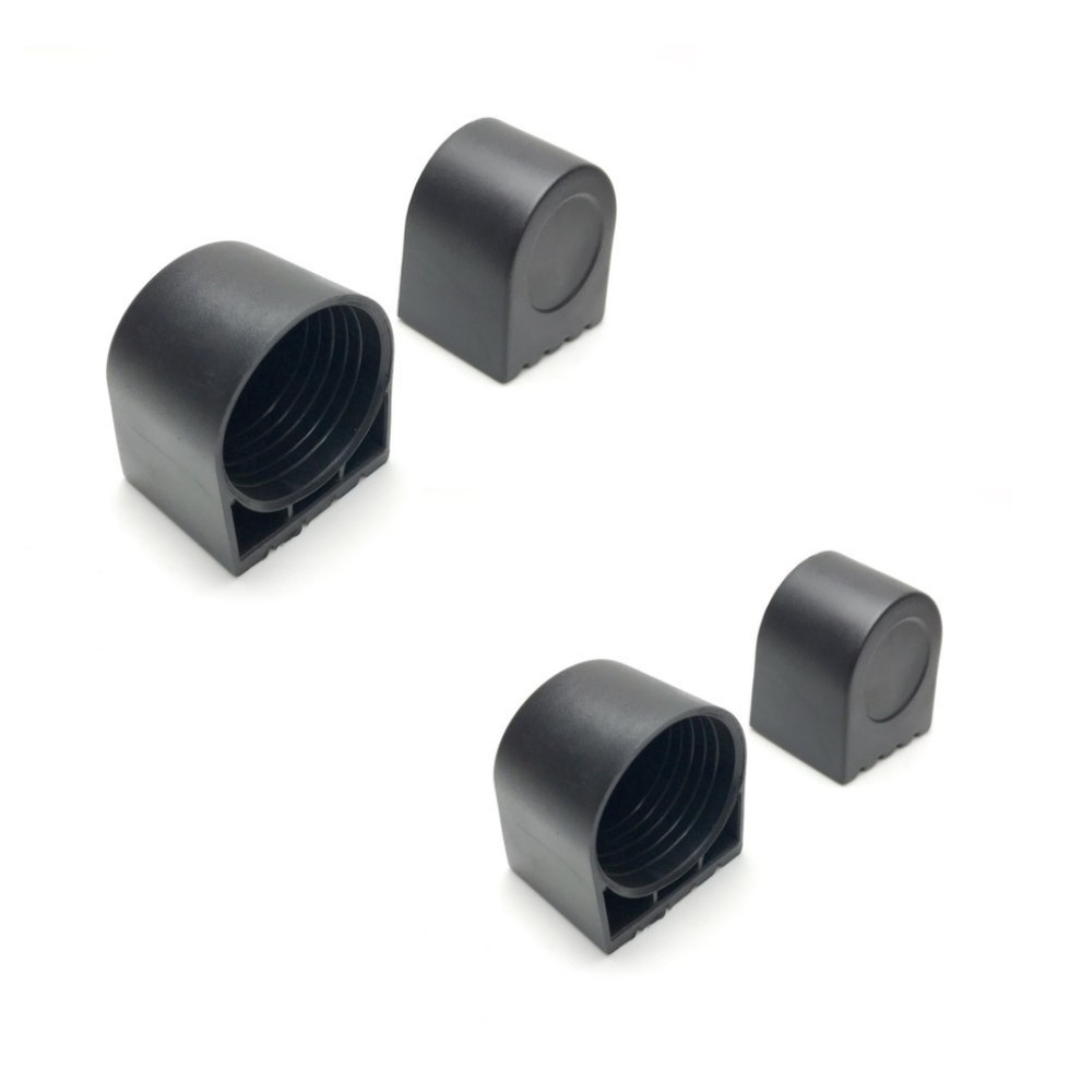 Plastic End Protector Set 4PCS for 50mm Tubes with Non Slip Rubber Base