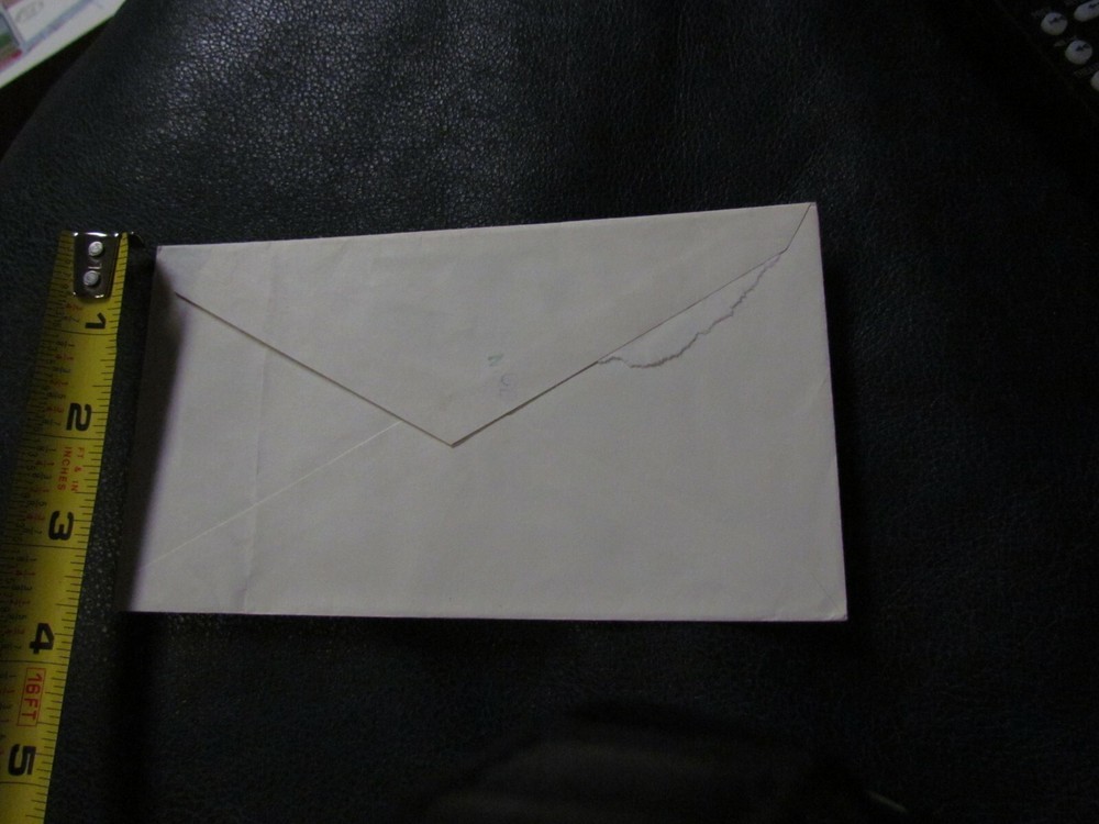 Glen Mickens Autographed Envelope JSA Auction Certified