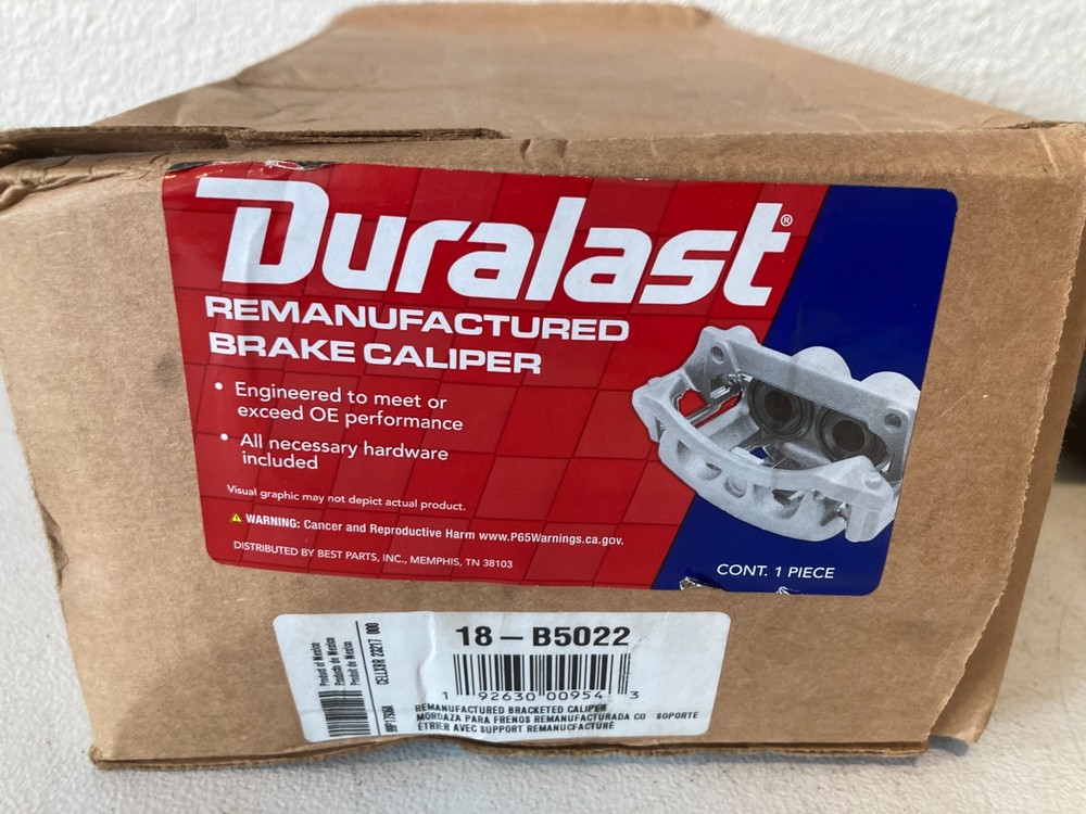 Duralast 18-B5022 BRACKETED CLPR CALIPER CON BKT