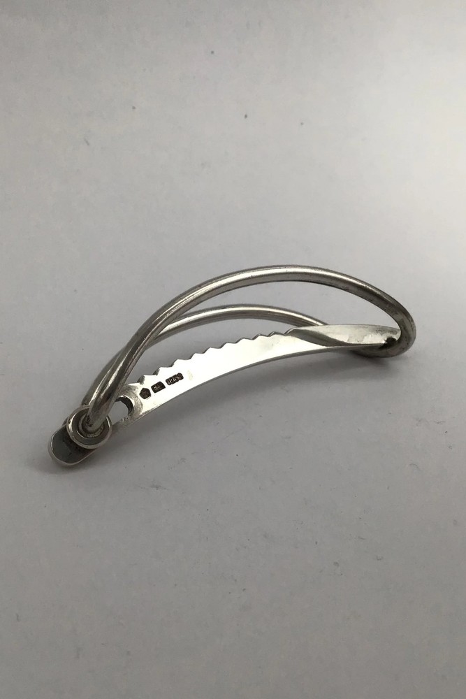 F. Hingelberg Sterling Silver Hair Clip