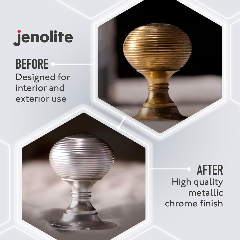 Chrome Spray Paint - Smooth Chrome Finish - Multi Surface Paint for Metal, Pl...