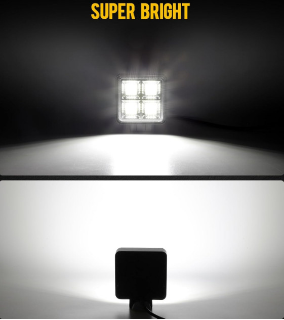 Fit LED Forklift Front Light 12V 24V Loader Headlight Excavator WorkLight