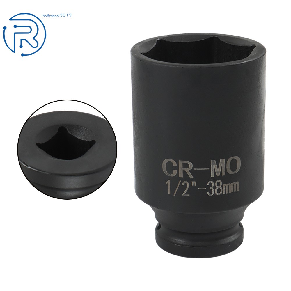 Deep Impact Socket Tool 9Pcs/Set 1/2" Drive Metric Axle Hub Nut Socket 29-38mm