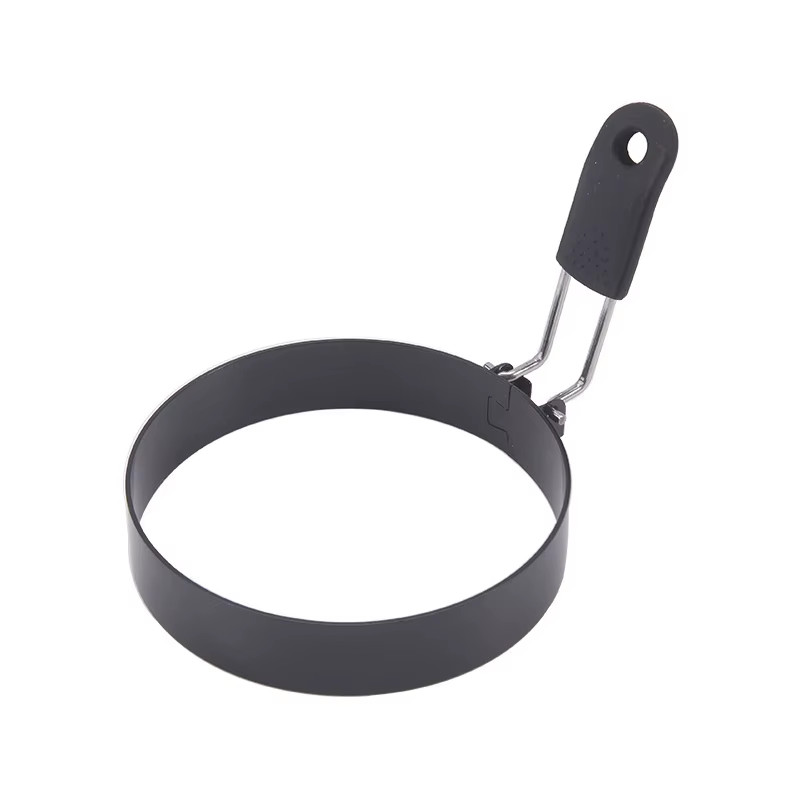 Egg Ring with Silicone Handle Egg Ring for Frying Eggs Nonstick round Egg Cooker