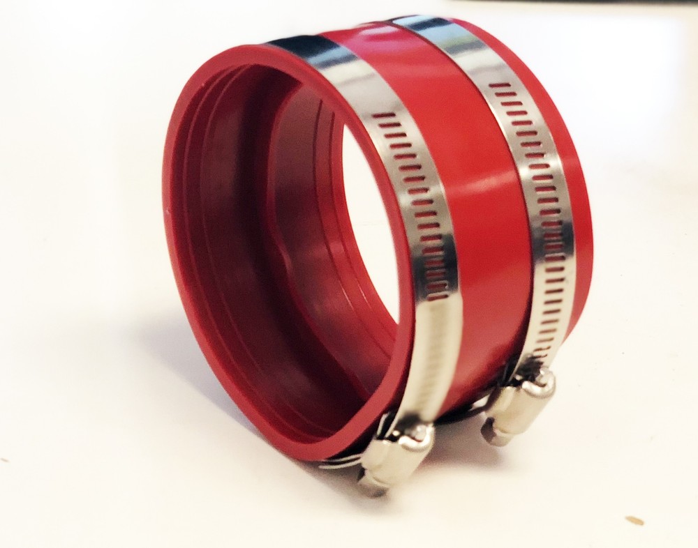 3.5" intercooler Air Intake Rubber coupler with clamps