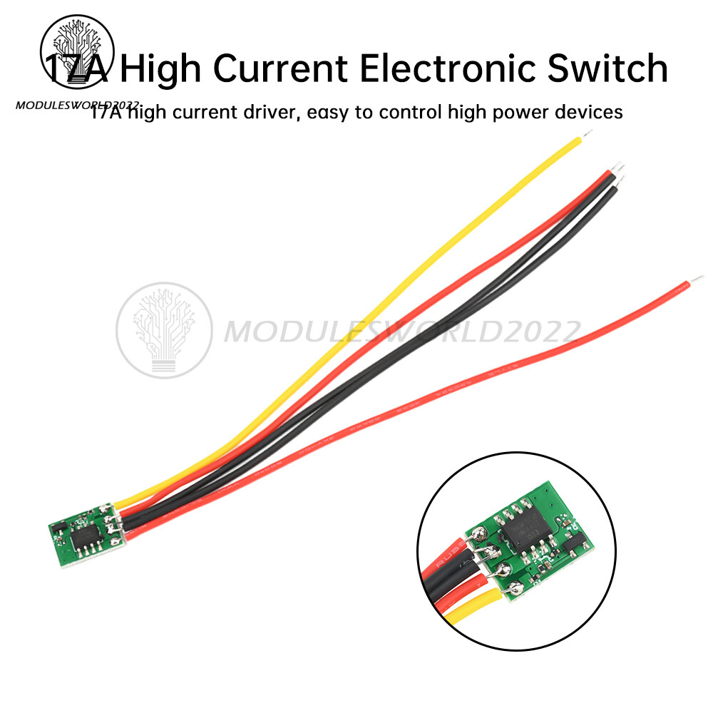 High & Low level Signal Control 17A High Current Electronic Switch Driver Module