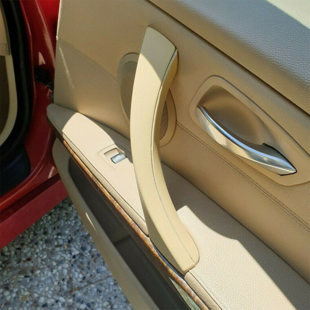 Left Right Outer Inner Door Panel Handle Pull Trim Cover For BMW E90 E91 328i M3