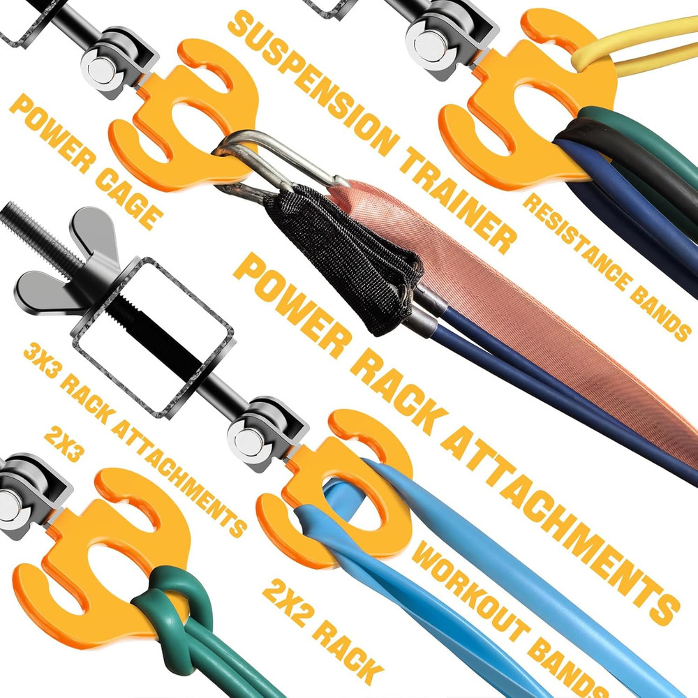 Heavy-Duty Power Rack Attachments for Strength Training and Physical Therapy