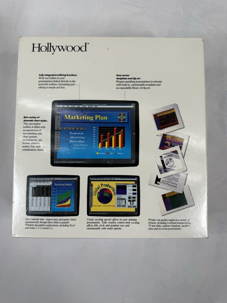 Claris Hollywood – Presentation Software for Windows (circa 1991)