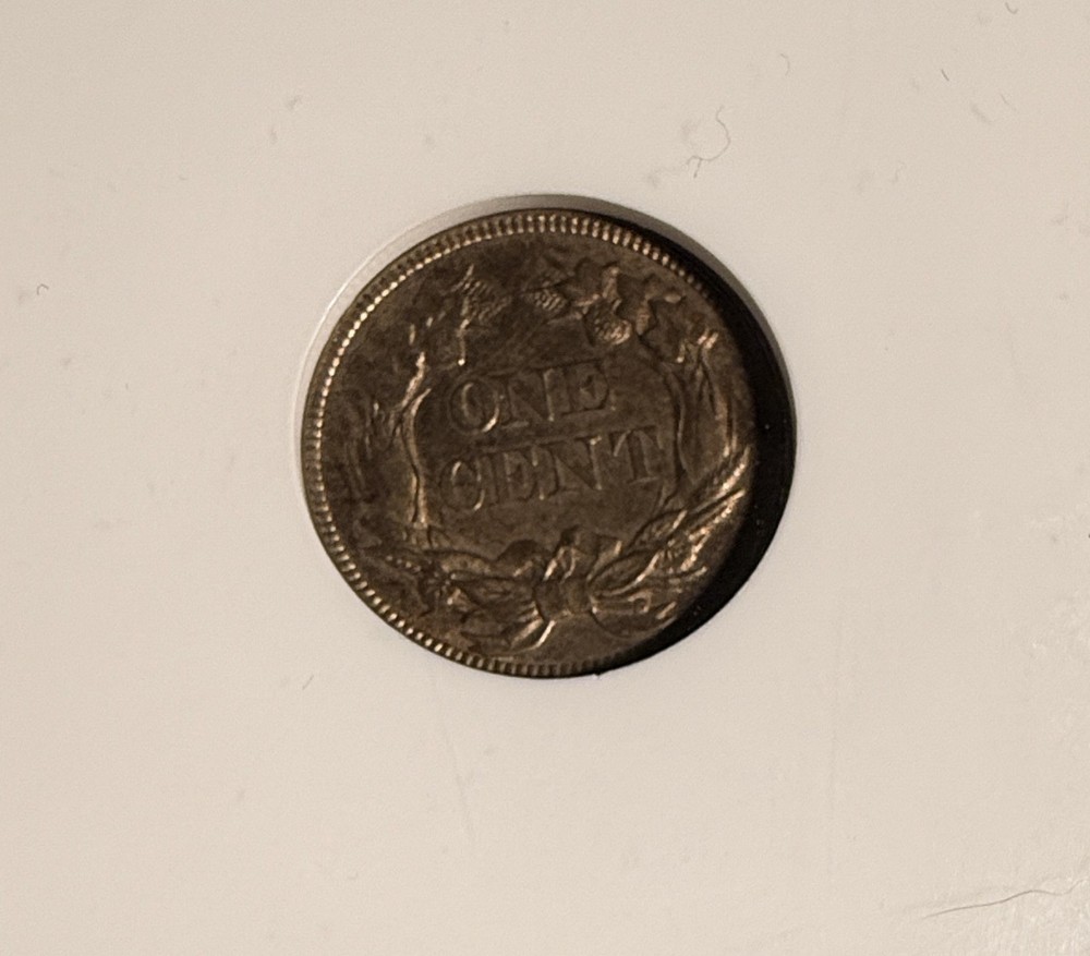 1857 Flying Eagle Cent, MS61 NGC (16016)