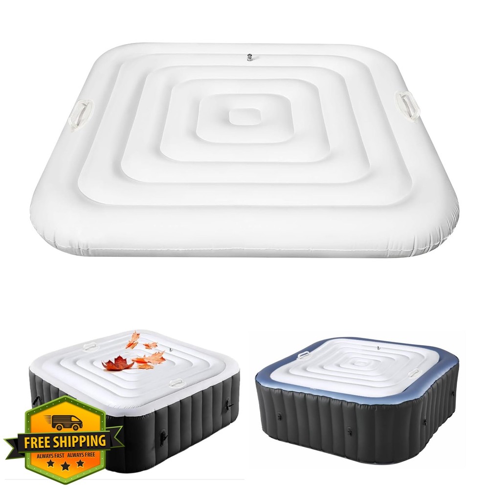 Inflatable Hot Tub Cover Energy Saving Windproof Protector