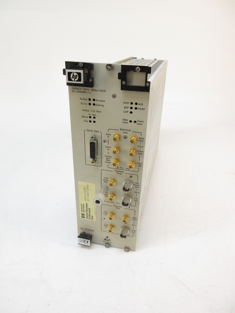 HP E1676B Sonet/SDH Transport Overhead Analyzer VXI Module E1676A/B