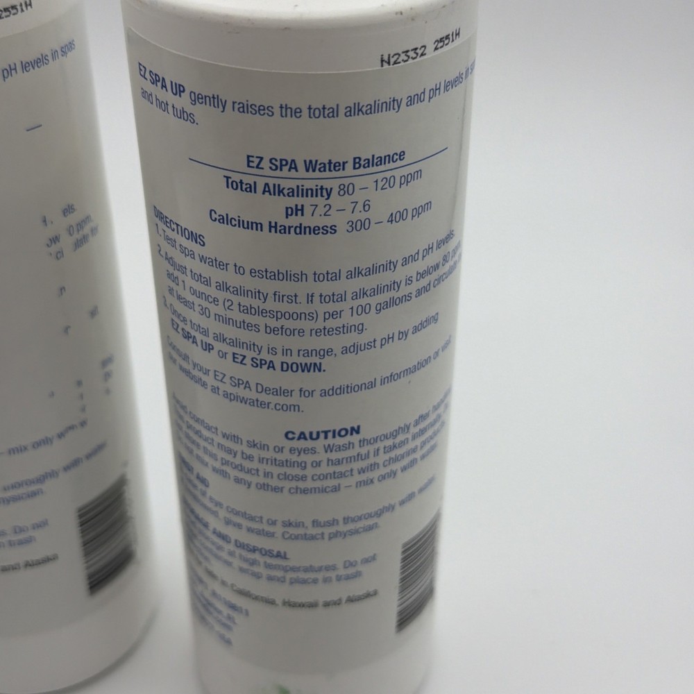 APi EZ Spa Up 1lb. (Pack of 2)