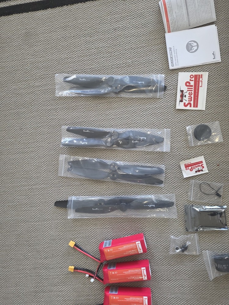 SwellPro Splash Drone 3 with Controller Case 2 cameras 1 bait release Release