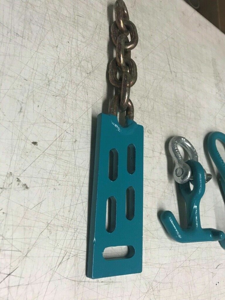 SET#15 AUTO BODY FRAME MACHINE COLLISION REPAIR PULLING TIE TOOLS & HOOK