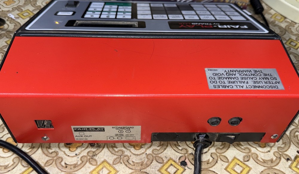 FairPlay Translux MP50 Scoreboard Controller Console Wired Mp70 Firmware