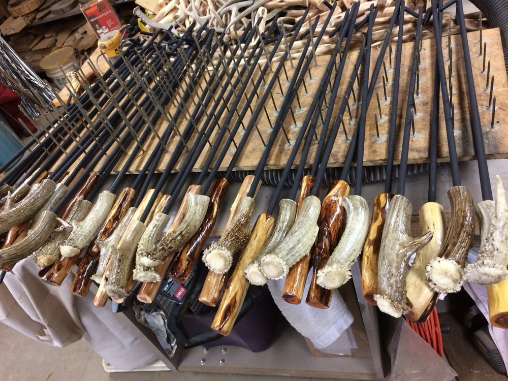 Deer Antler Fire Poker
