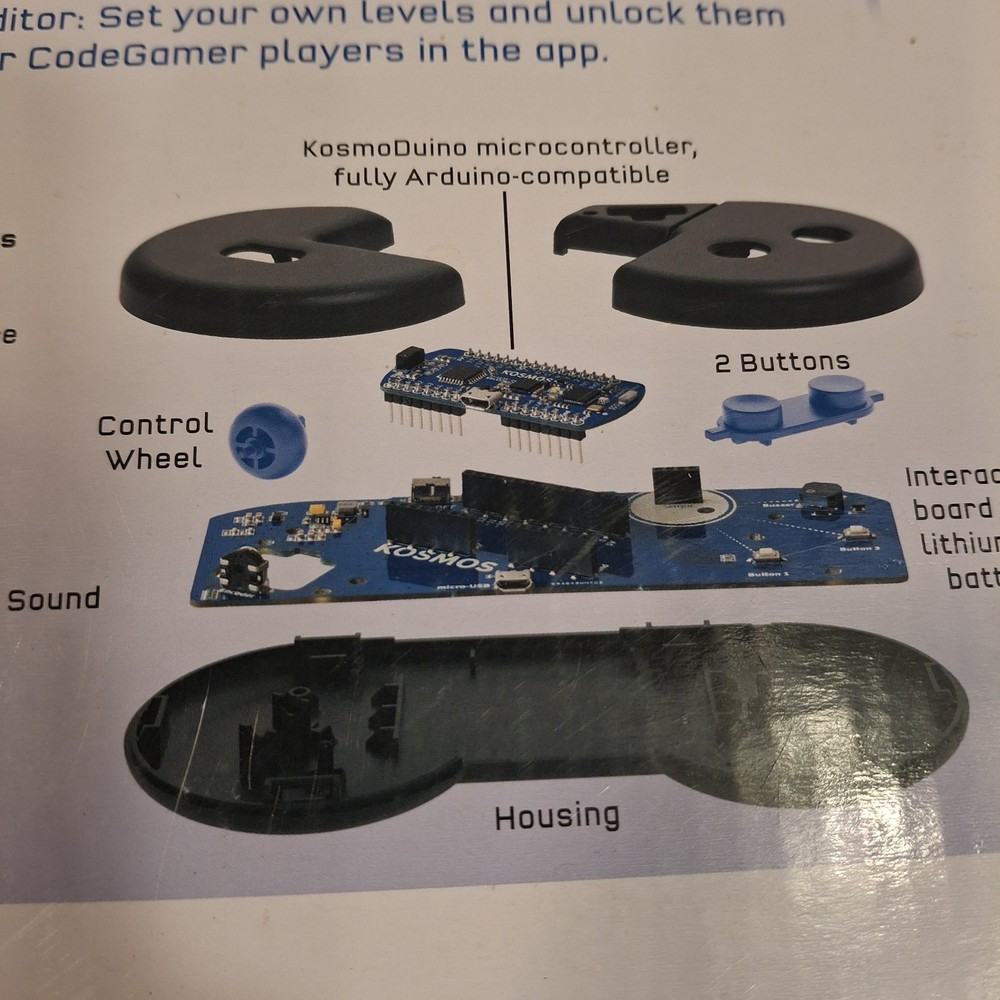 Thames & Kosmos Code Gamer with Kosmobits Arduino Coding Game and Workshop 4a
