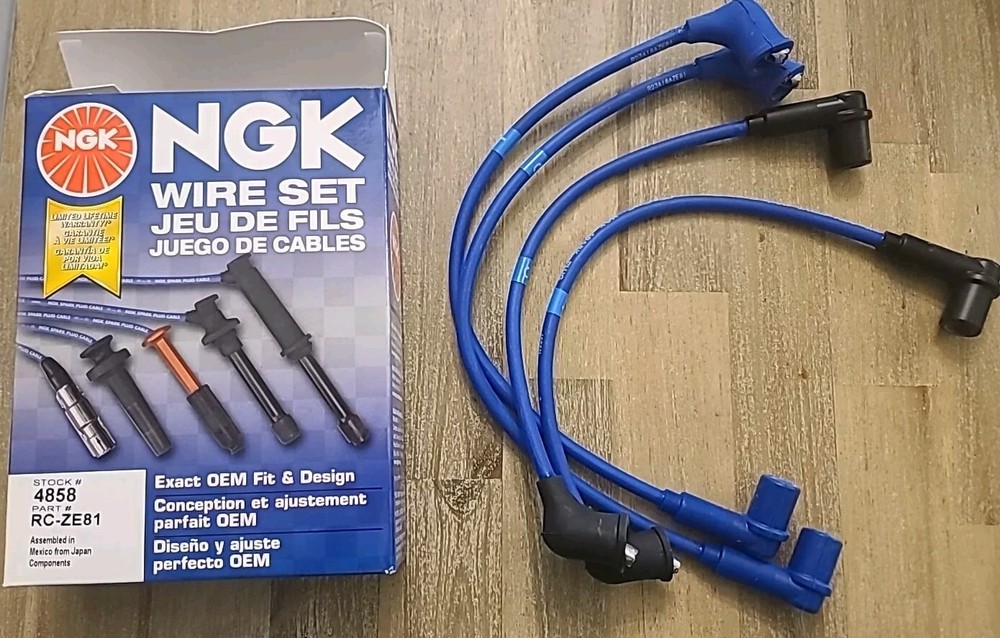 NGK Power Cable Spark Plug Wire Sets RC-ZE81