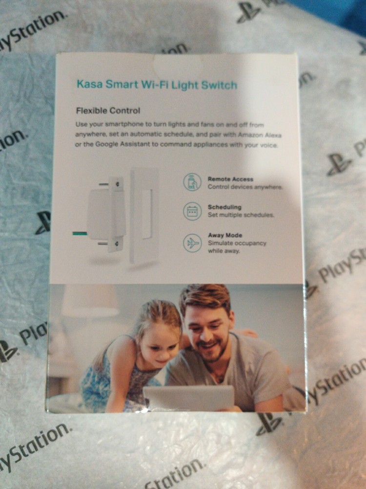 TP-LINK HS200 Smart WiFi Light Switch - White New!