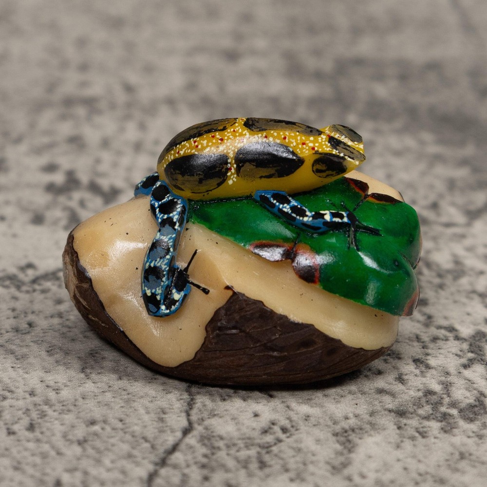 Poison Dart Frog Tagua Carving