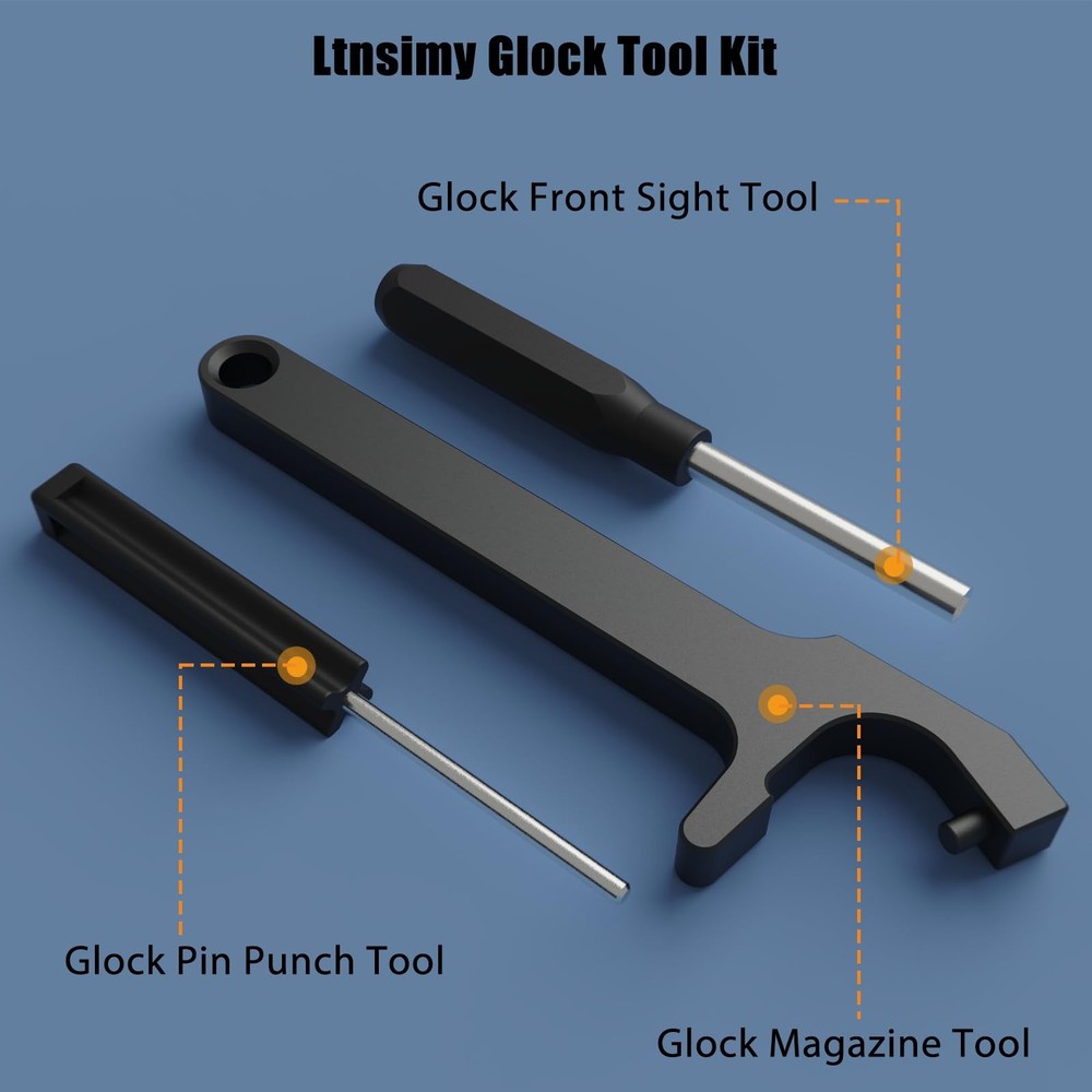 Ltnsimy Tool Kit for Glock, Front Sight Remove Pin Small, Glock