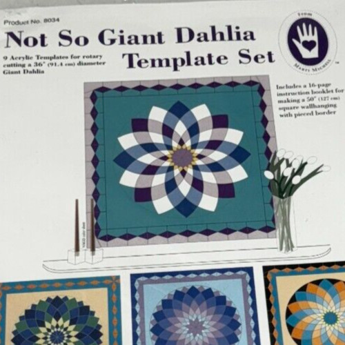 Not So Giant Dahlia Template Set, 36″ From Marti Michell